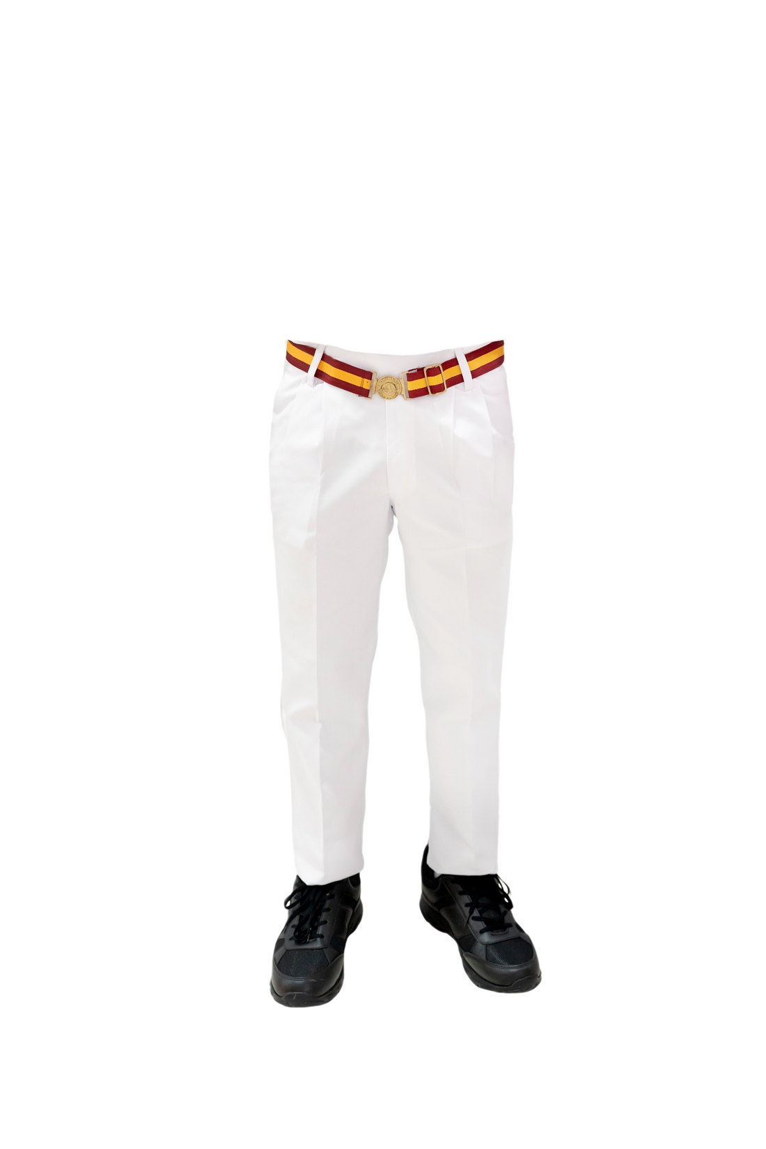 Bishop's Trouser White Half Elastic
