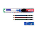 DOMS Fusion Triangle Graphite Pencils, Pack of 10