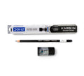 DOMS Karbon Eraser-Tipped Graphite Pencils, Pack of 10
