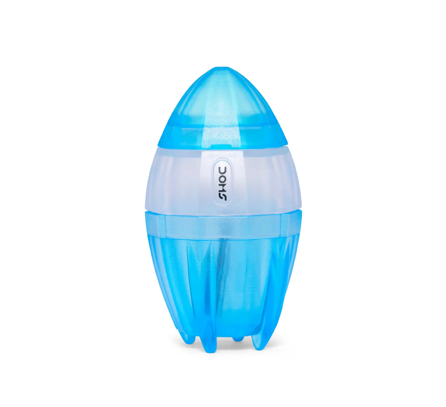 DOMS Rocket Point Erasner, Eraser and Sharpener — Cyan Blue