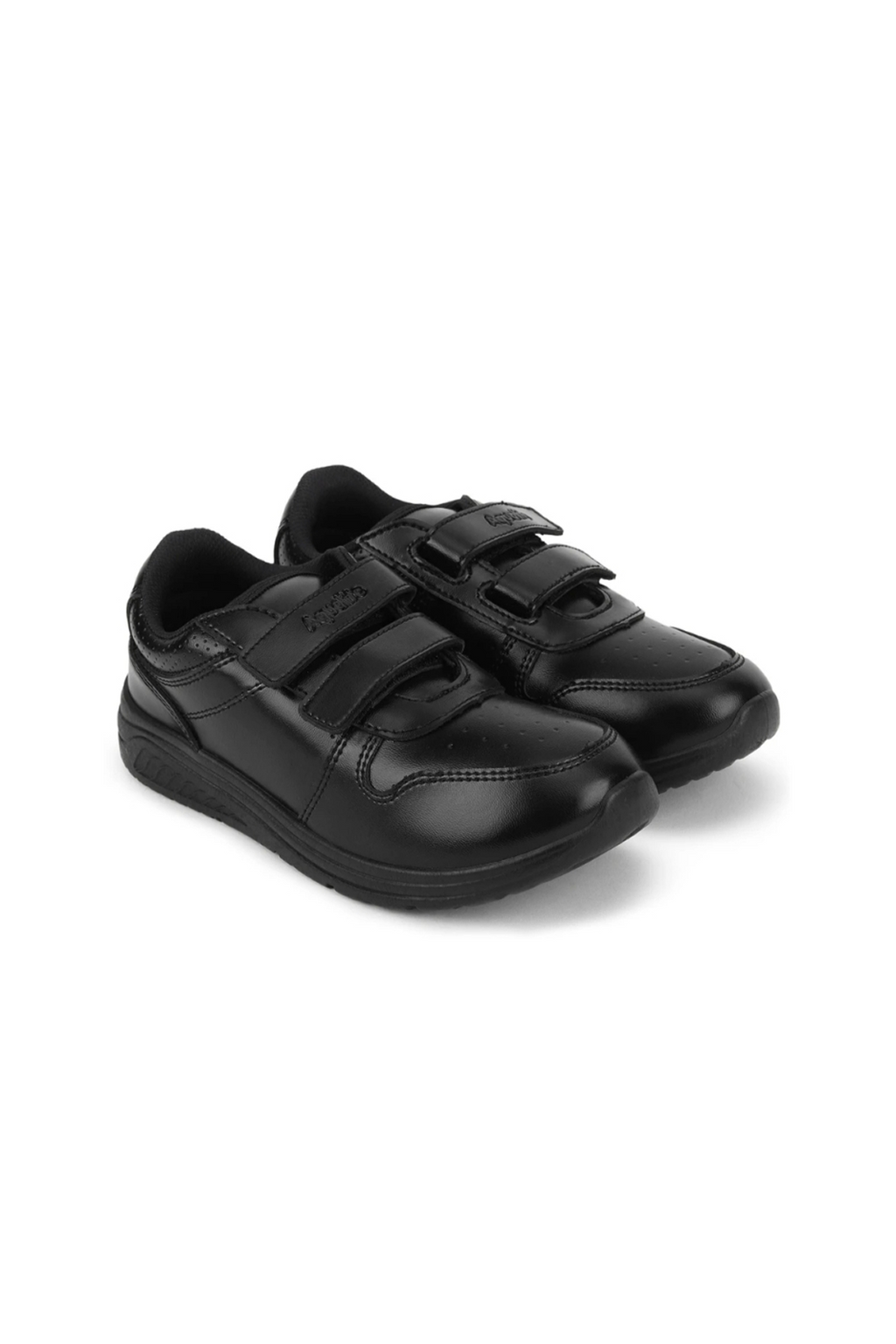 Aqualite Black Velcro Shoes