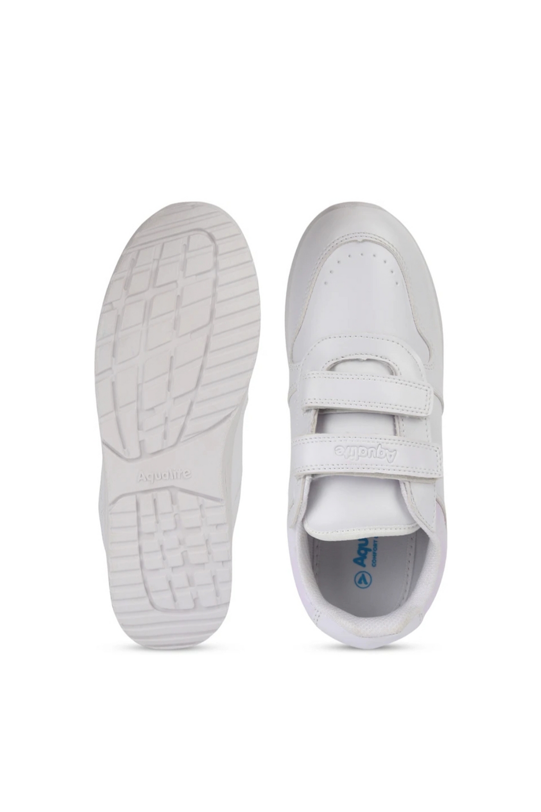 Aqualite White Velcro Shoes