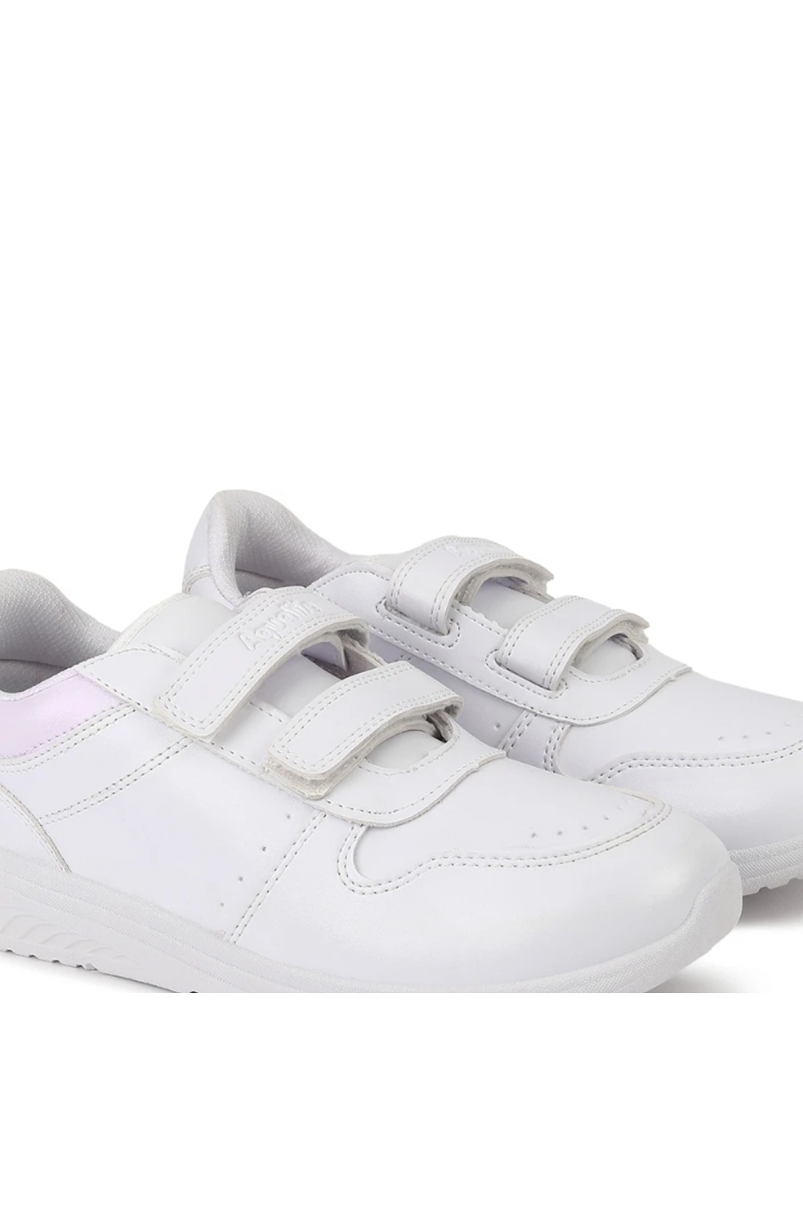Aqualite White Velcro Shoes