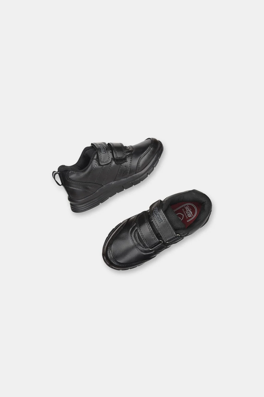 B First Velcro Black Shoes