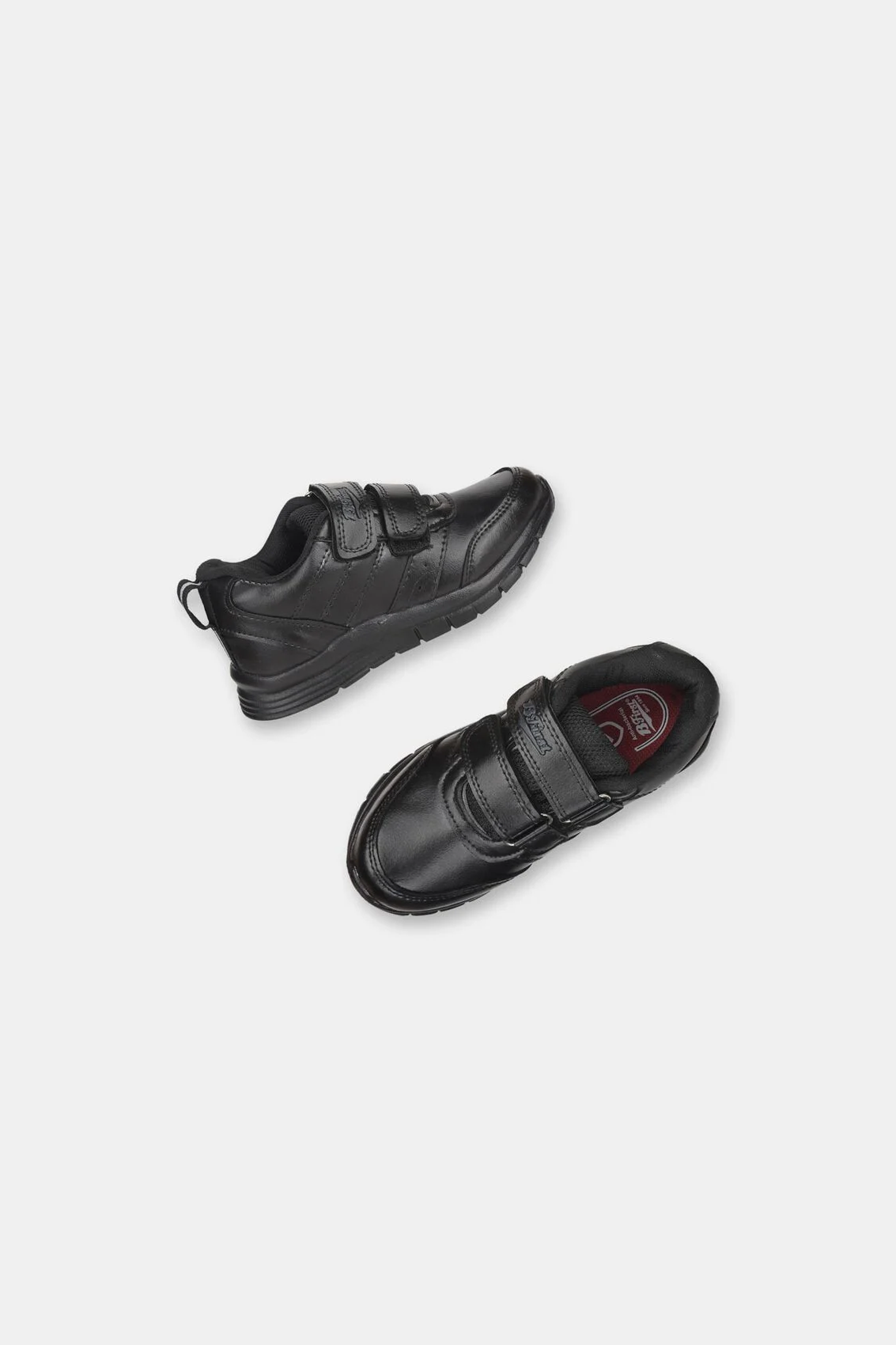 B First Velcro Black Shoes