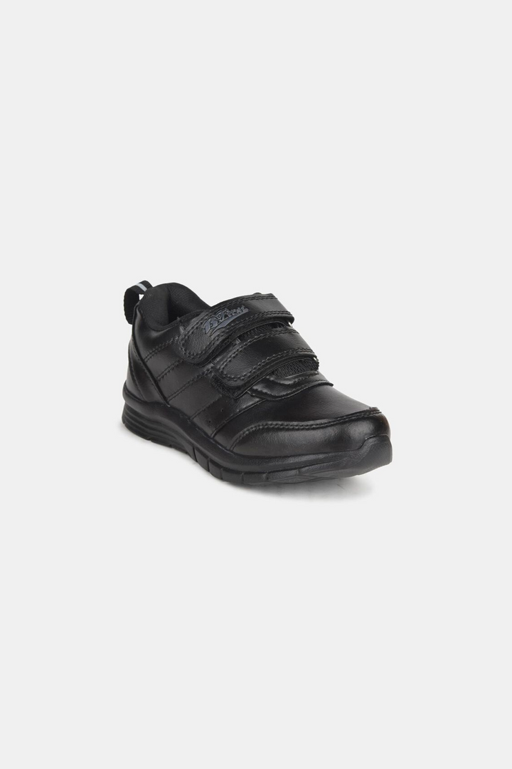 B First Velcro Black Shoes