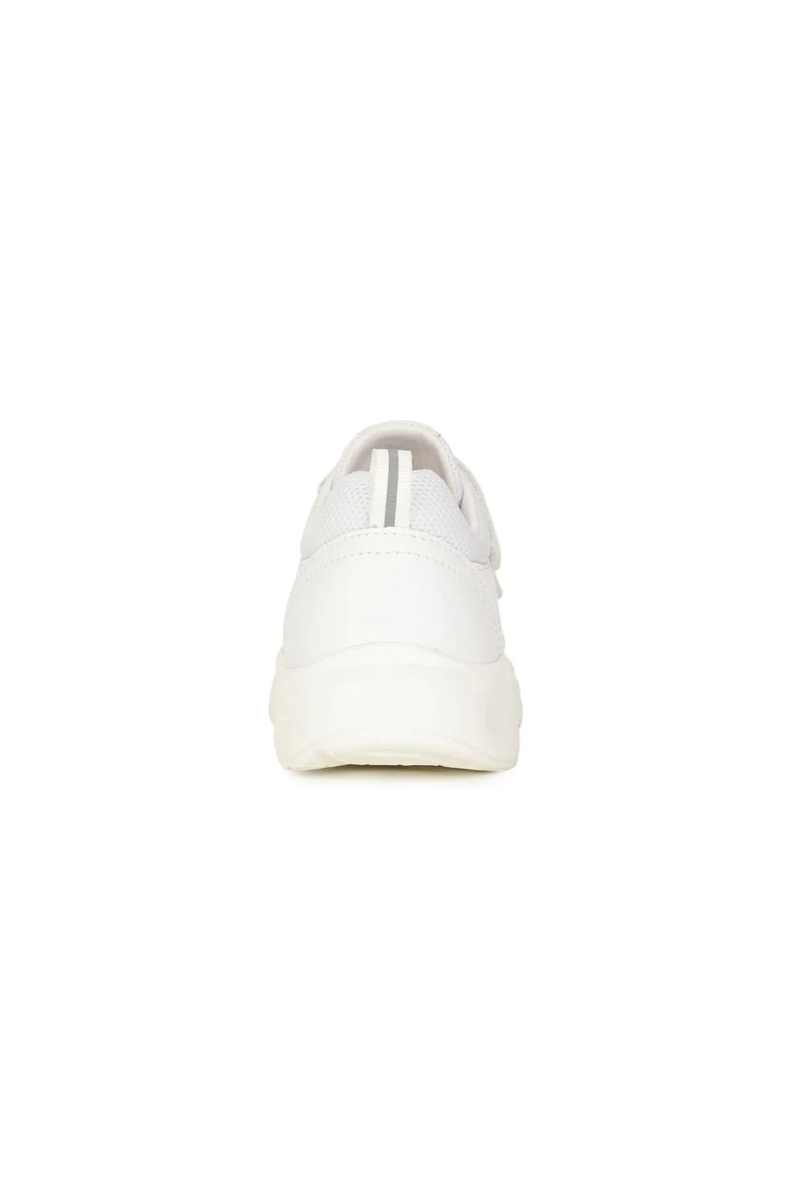 B First Velcro White Shoes