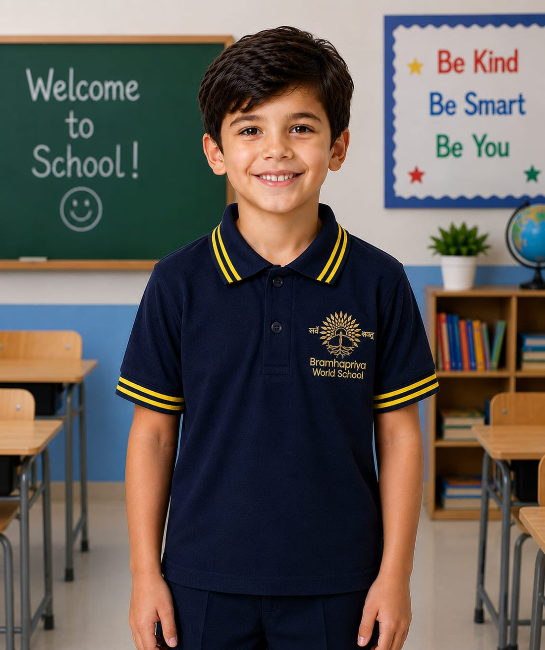 BWS PRIMARY TEE YELLOW