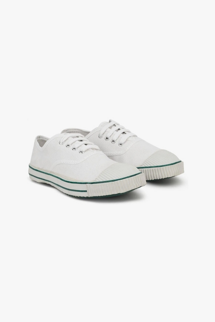 Binny Canvas White Lace