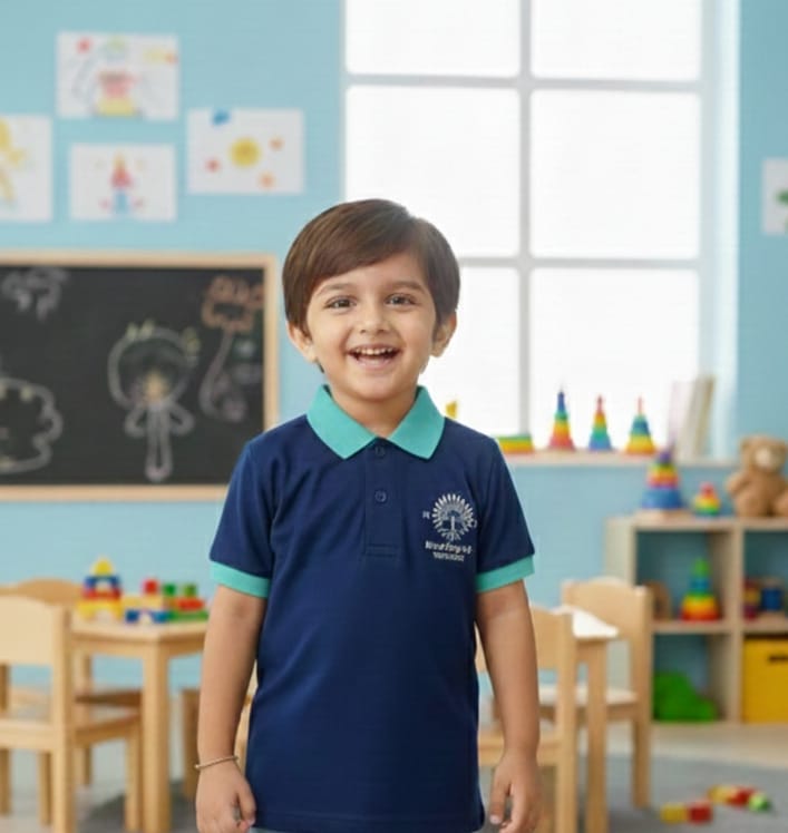 BWS PRIMARY TEE BLUE