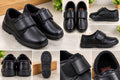 DASTUR NURSERY JUNIOR SENIOR BLACK SHOES