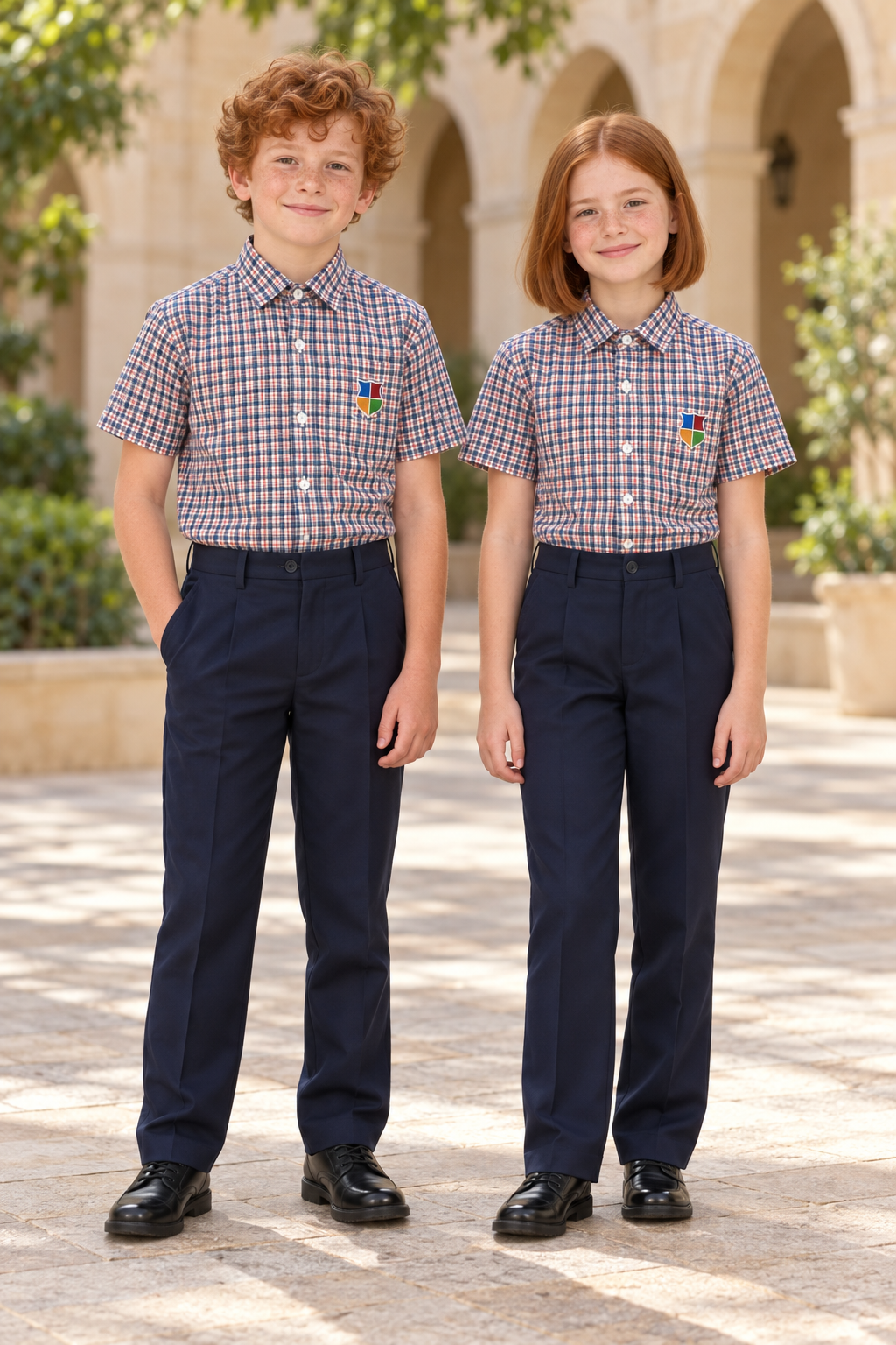 AI-generated uniform illustration for The Lexicon International School